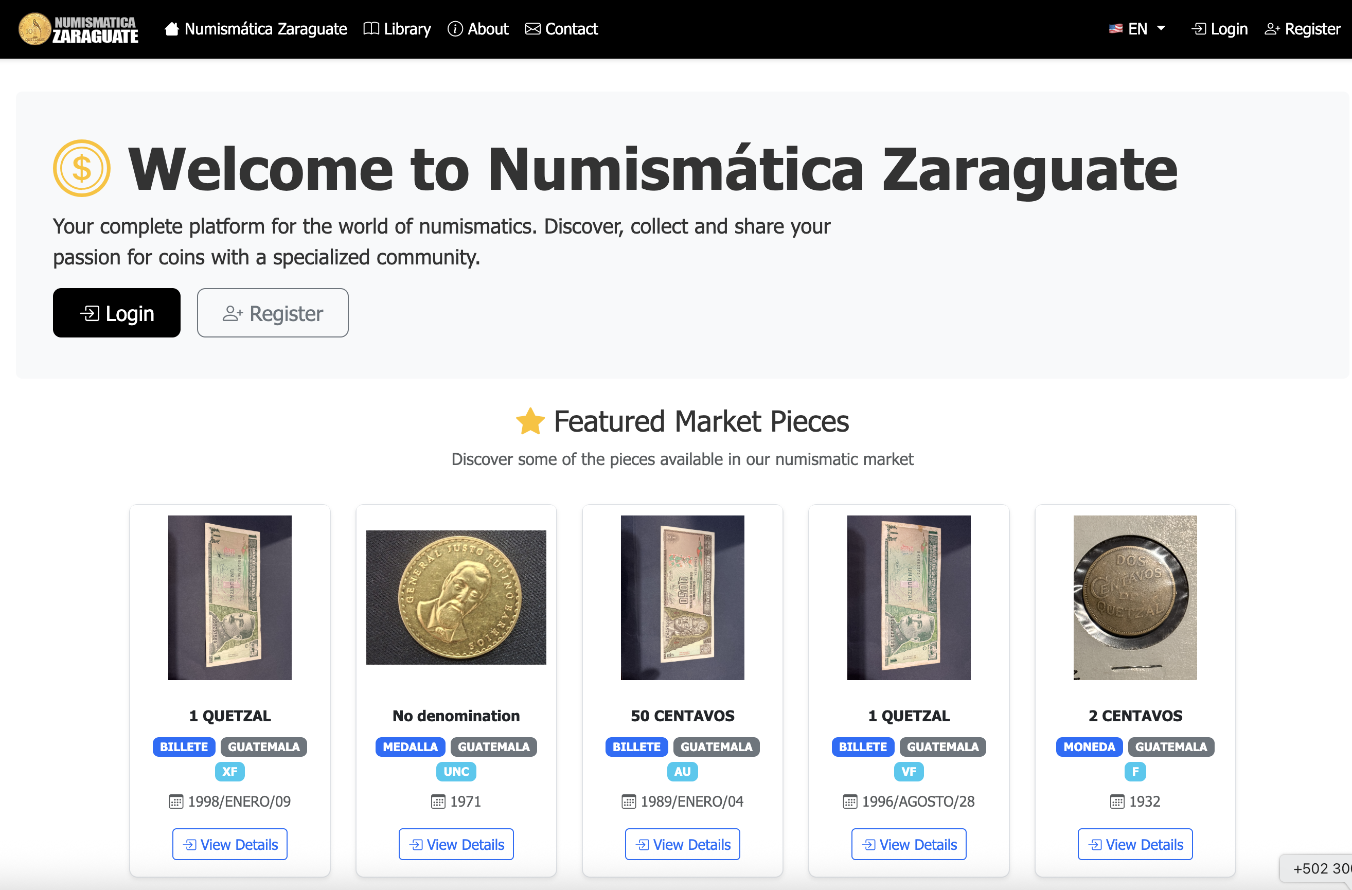 Zaraguate Numismatics